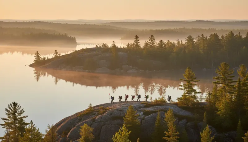 Minnesota adventure tour terrain. Backdrop for the Adventure Hubs Minnesota operator directory