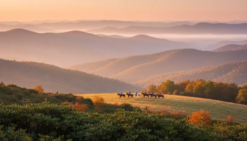 North Carolina adventure tour terrain. Backdrop for the Adventure Hubs North Carolina operator directory
