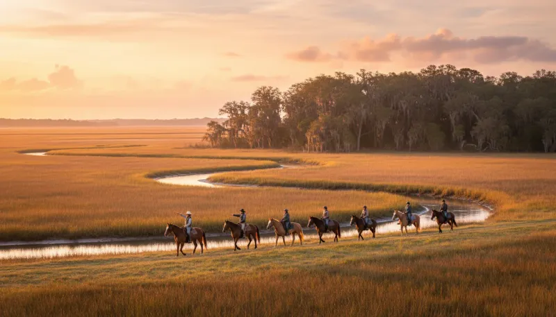 South Carolina adventure tour terrain. Backdrop for the Adventure Hubs South Carolina operator directory