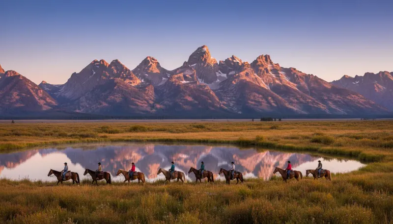 Wyoming adventure tour terrain. Backdrop for the Adventure Hubs Wyoming operator directory